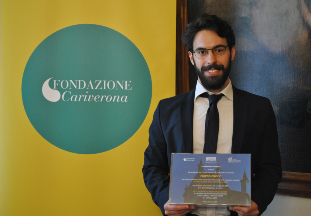 Un giovane studente veronese premiato con la partecipazione alla prestigiosa Masterclass