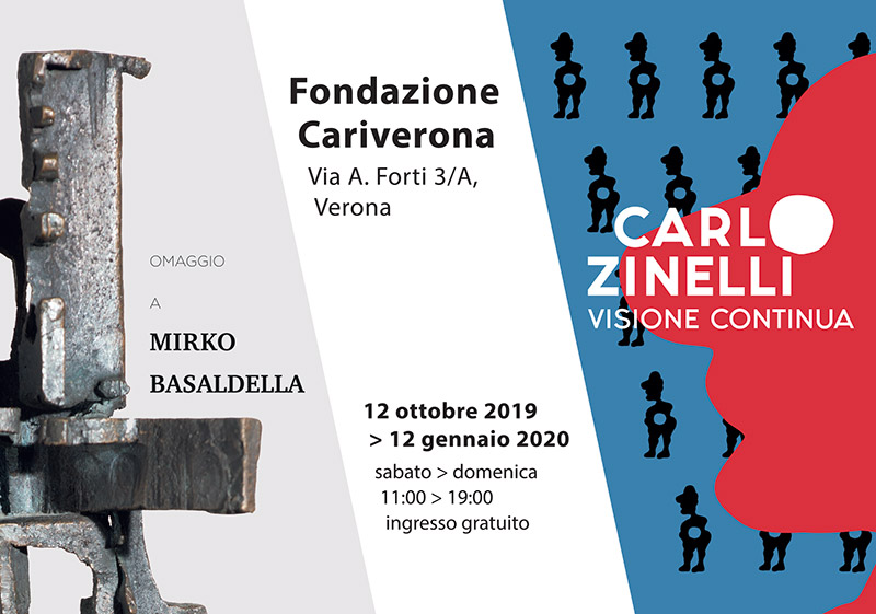 Le mostre Carlo Zinelli. Visione continua e Omaggio a Mirko Basaldella a Verona dal 12 ottobre 2019 al 12 gennaio 2020