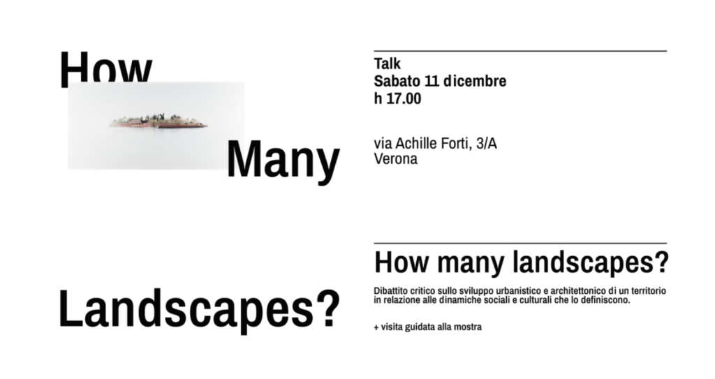 Sabato 11 dicembre alle ore 17 il dibattito sul paesaggio, l’urbanistica, l’architettura e la fotografia in occasione del finissage della mostra