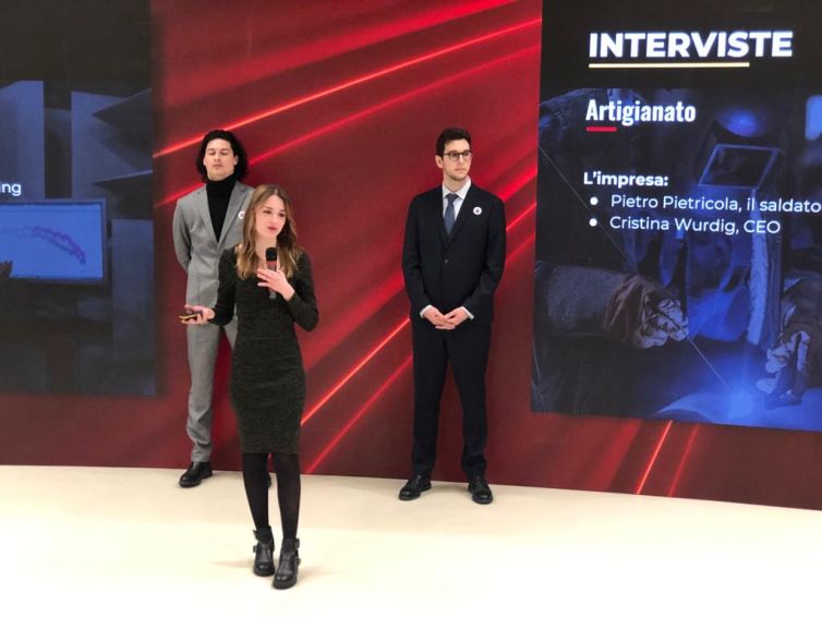 Foto Upskill - presentazione Officine Pegoretti con ITS in Tower Unicredit