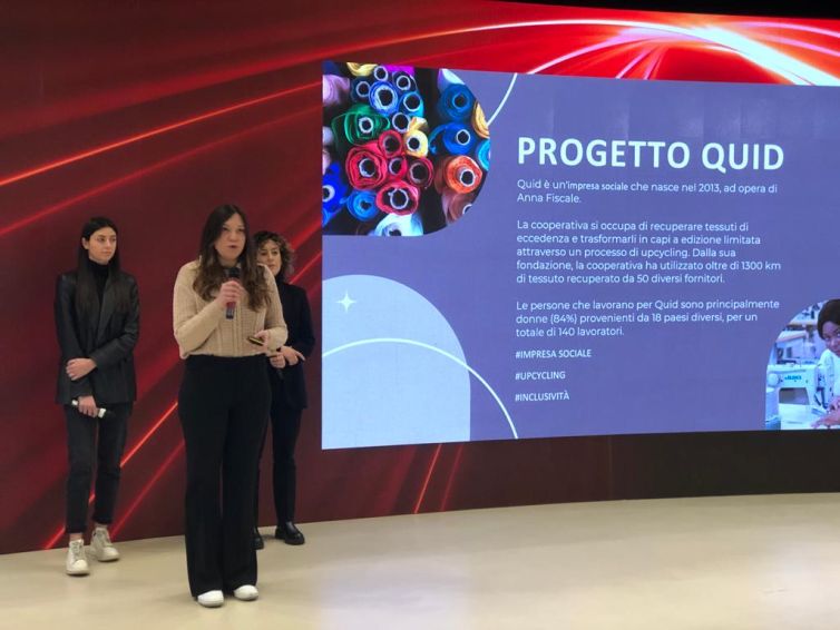 Foto Upskill - presentazione QUID con ITS in Tower Unicredit