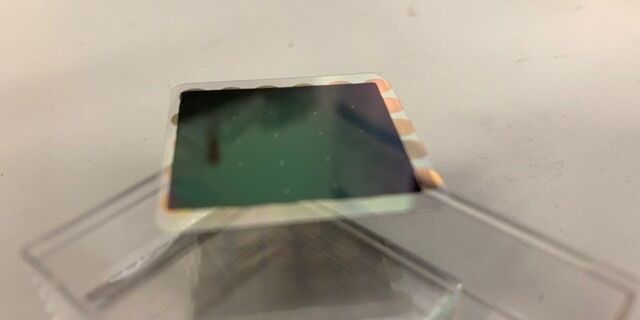 Una cella solare a film sottile realizzata dal Laps di Verona