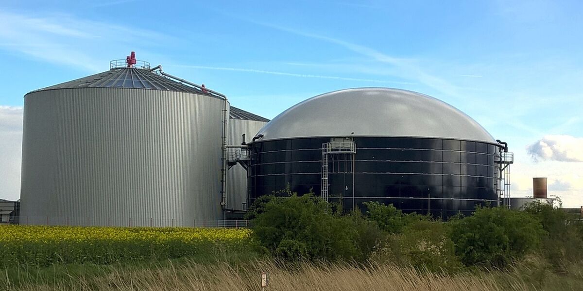 Un impianto a biogas