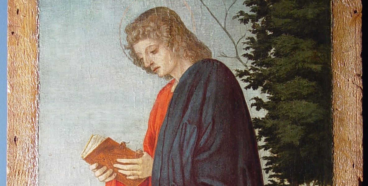 Un dettaglio del San Giovanni evangelista