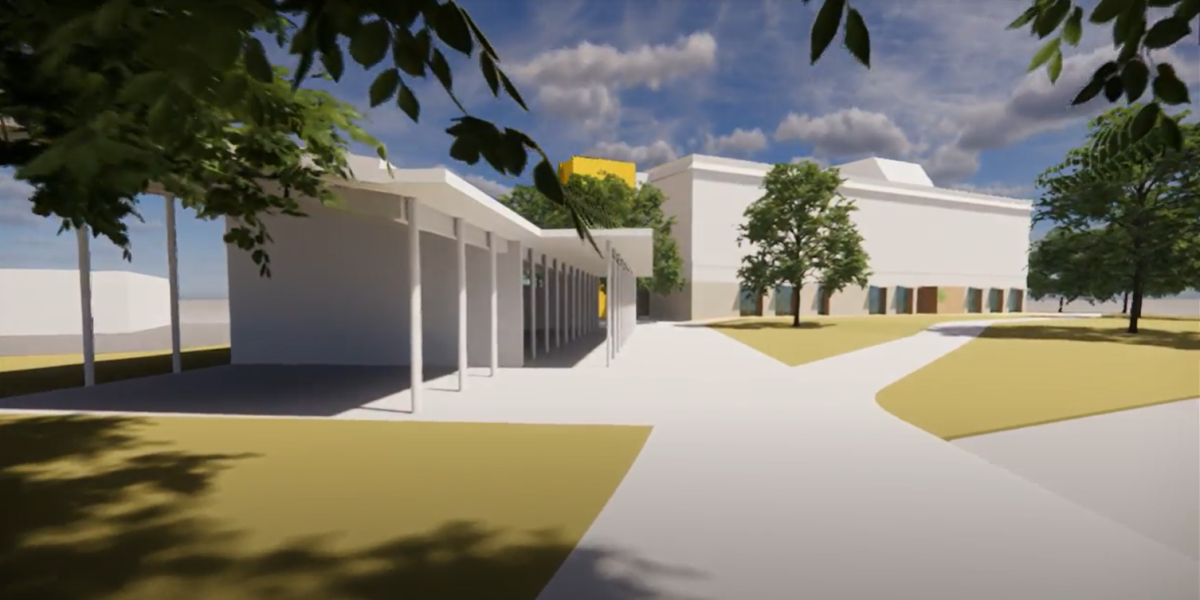 Il rendering del Campus Margherita