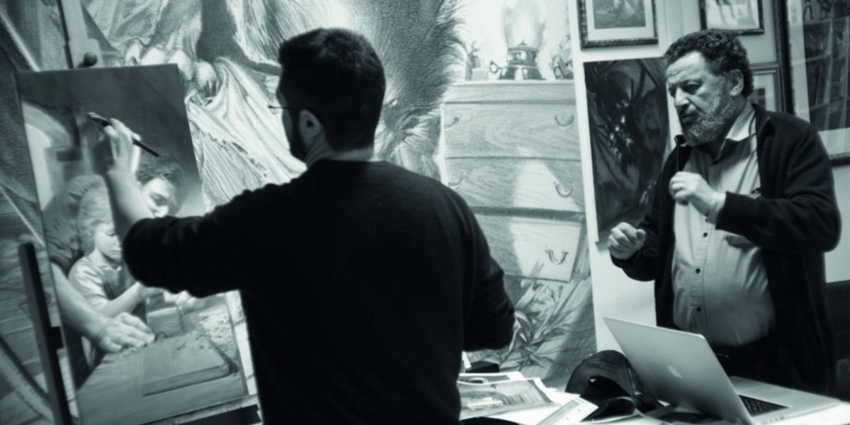 Franco Nembrini a dx e Gabriele Dell'Otto 1 Gabriele Dell'Otto a sinistra e Franco Nembrini a destra